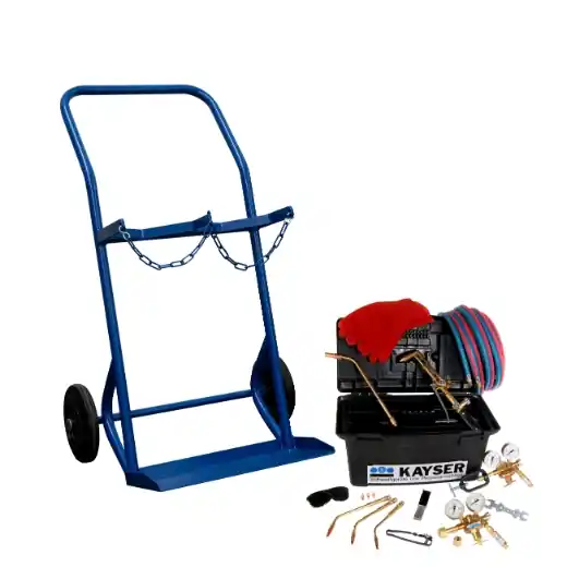 Preisreduziert ELMAG AUTOGEN-Komplett-Set - ohne Gasflaschen - Montagebox KE 17/5m - Set / 20 l