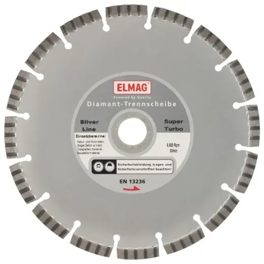 Highlight ELMAG Diamantscheibe 350 mm - PREMIUM LINE - ASPHALT (Bohrung: 25,4 mm)
