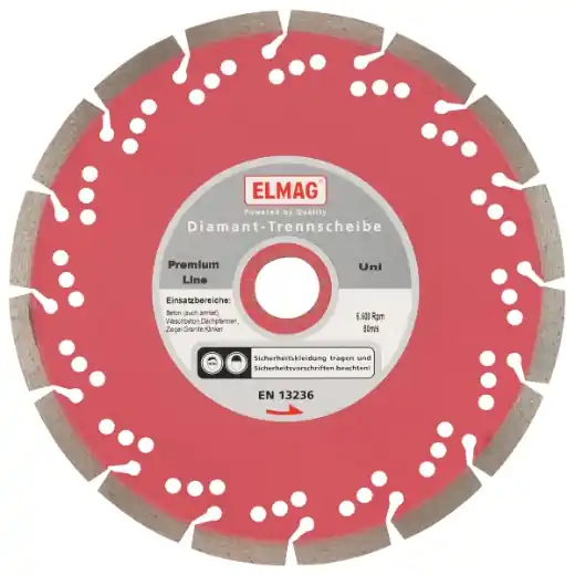 Günstig ELMAG Diamantscheibe 400 mm - PREMIUM LINE - UNI (Bohrung: 25,4 mm)