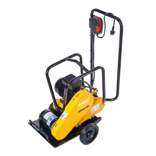 Super-Preis ELMAG Rüttelplatte vorwärtslaufend - PCE14-40 mit 2,2 kW Elektromotor, 1400 kg Zentrifugalkraft