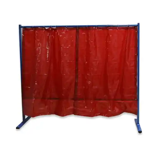 ELMAG Schweißerschutzwand mit Folienvorhang - DIN EN 1598 Knallerangebot