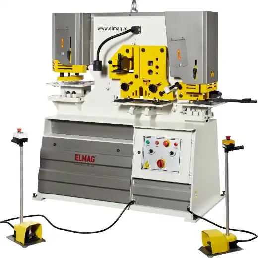 ELMAG Hydr. Profilstahlschere und Lochstanze - SPS 85 Super-Preis