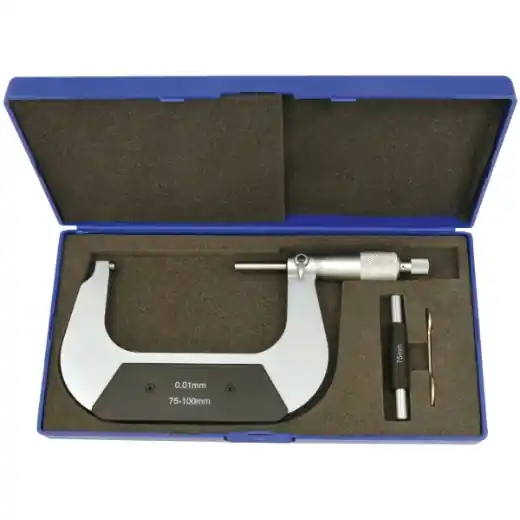 Sichere Zahlung ELMAG Präzisionsbügelmessschraube 0-25mm - Ablesung 0,01mm, HM-Messflächen