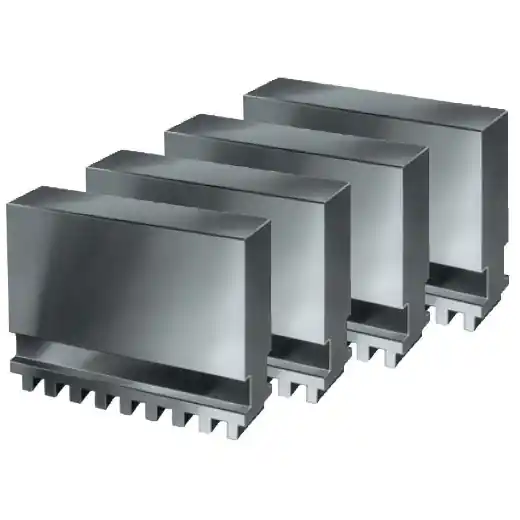 Neue Ware ELMAG Weiche Blockbacken passend für - Vierbacken-Drehfutter DM 125 (1 Satz = 4 Stk.)