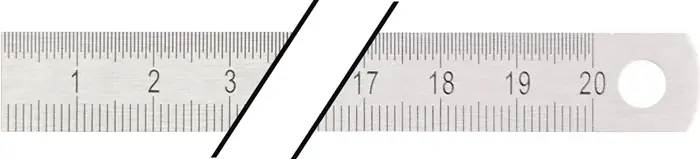 Stahlmaßstab L.1000mm rostfr.STA biegsam Teilung B=mm/1/2mm TECWERK Nur Für Kurze Zeit