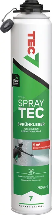 Abverkauf MS-Polymersprühkleber ST7-101 SprayTec weiß 750ml TEC7 VE: 12 Stück