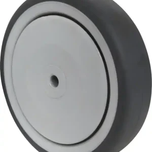 Aktuell Ersatzrad D.100mm Trgf.100kg Gum.grau Achs-D.8mm Nabenl.36mm TECWERK