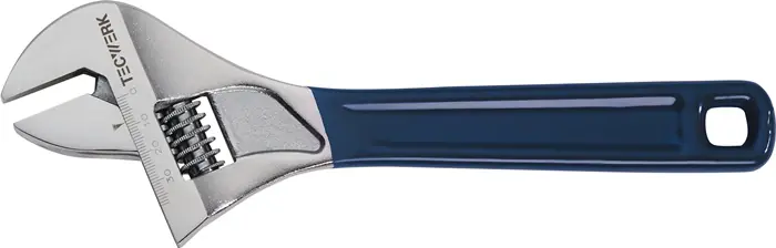 Zertifiziert Rollgabelschlüssel max.40mm L.250mm m.Schnellverst.u.Skala TECWERK
