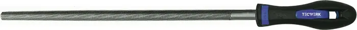 Werkstattfeile DIN 7261 L.250mm Q.9,5mm Hieb 2 Rund 2K-Ergo TECWERK Versand Am Gleichen Tag