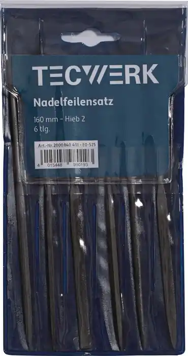 Meistverkauft Nadelfeilensatz L.160mm Hieb 2 6-tlg.TECWERK