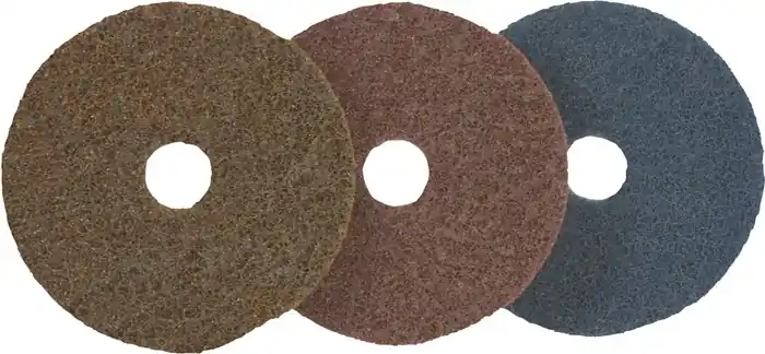 Schleifvliesscheibe D.115mm medium rot vorgestanzt TECWERK VE: 10 Stück Echt