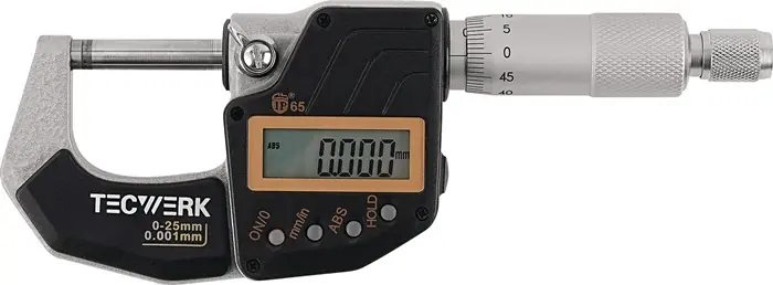 Neu Bügelmessschraube DIN 863/1 IP65 25-50mm dig.TECWERK