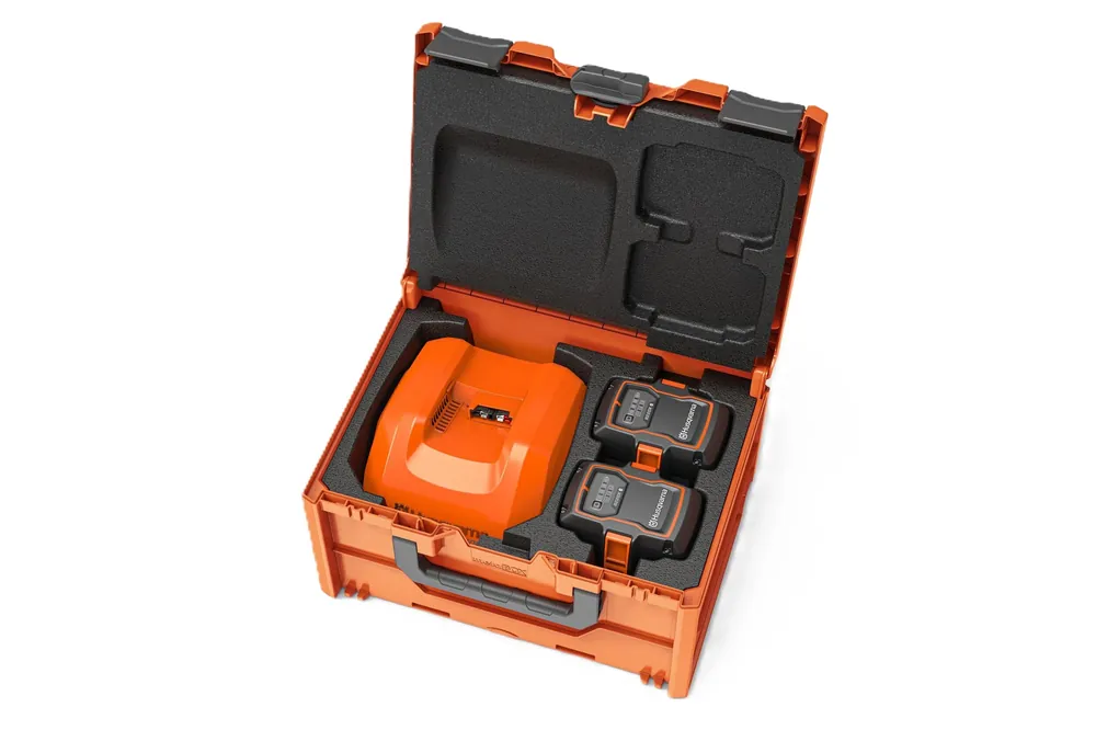 Husqvarna Power Pack BC1-UN Akku-Set inklusive 2x Akku B220X und 1x Ladegerät C500X Sofort Bestellen