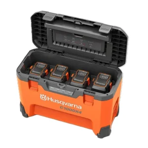 Husqvarna Power Pack Akkukoffer-Set C1000X4 Set inklusive 1x C220X 2x Akku B330X und 1x Akku B540X Echt