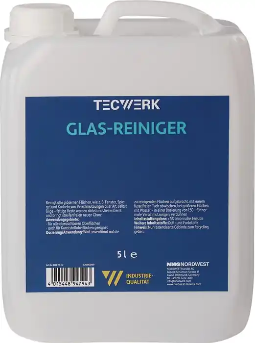 Nur Für Kurze Zeit Glasreiniger 5l Kanister TECWERK