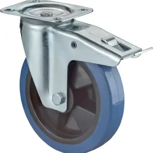 Lenkrolle D.160mm Trgf.300kg m.Festst.Ku.135x110mm BS ROLLEN Knallerangebot