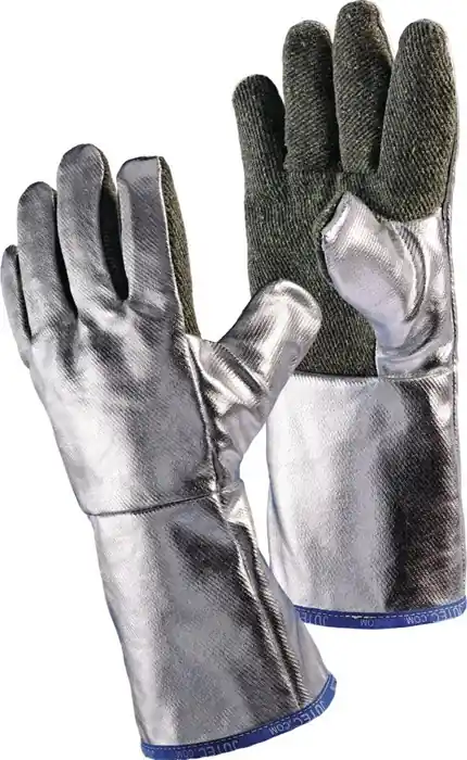 Hitzeschutzhandschuhe Gr.10 grün/silber EN 388,EN 407 PSA III JUTEC Kracherpreis