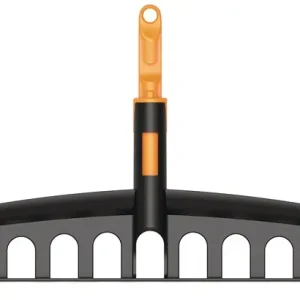 Sonderangebot Kunststoffrechen OneClick Arbeits-B.409mm Zinken-L.80mm 12 Zinken FISKARS