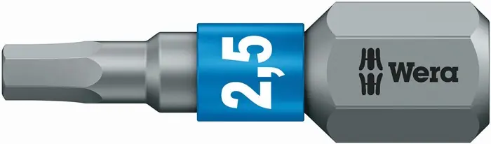 Bit 840/1 BTZ Hex-Plus Innen-6-kant SW2,5mm 6-kantantrieb1/4Zoll L.25mm Wera VE: 10 Stück Schnäppchen