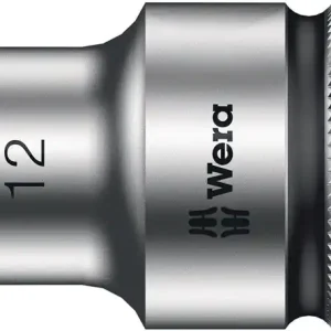 Ausverkauf Steckschlüsseleinsatz 8790 HMC Außen-6-kant SW12mm L.37mm 4-kt1/2Zoll CV verchr.