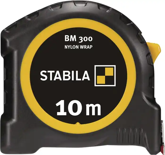 Nur Heute Taschenrollbandmaß BM 300 L.10m B.27mm mm/mm EG II PC-ABS/TPE EASY-CLIP STABILA
