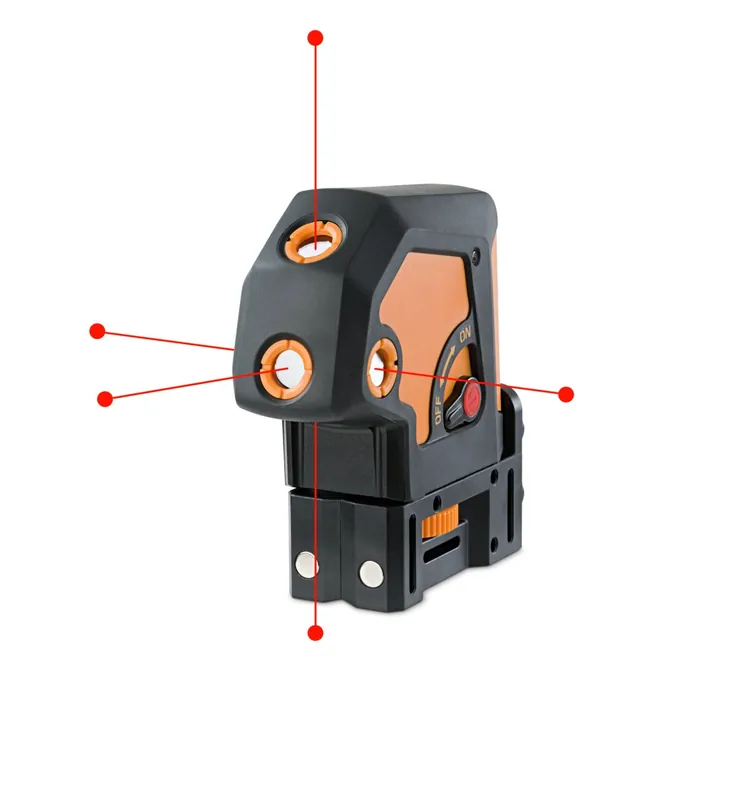 Zertifiziert geo-FENNEL 5-Punkt-Laser Geo5P