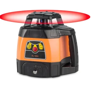Preisreduziert geo-FENNEL Horizontallaser FL 105H-SET inkl. Empfänger FR 80-MM, Stativ und Messlatte im Koffer