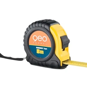Versand Am Gleichen Tag geo-FENNEL Bandmaß RUBBER Tape - 8 m / 25 mm