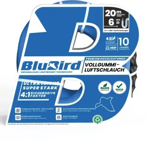 Sonderaktion Werkstattschlauchset BluBird ID 6mm AD 12mm L.20m Schnellver.Kup.