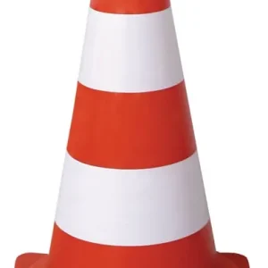 Leitkegel H.500mm tagesleuchtend,2 Streifen 28x28cm SCHAKE Angebot