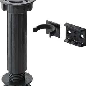 Saisonangebot Sockelverstellfuß Ku.schwarz Bereich 100-150mm HETTICH
