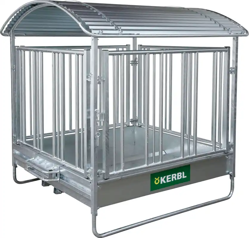 Kerbl Pferde-Viereckraufe mit Sicherheitsfreßgitter 2 x 2 m Top-Seller