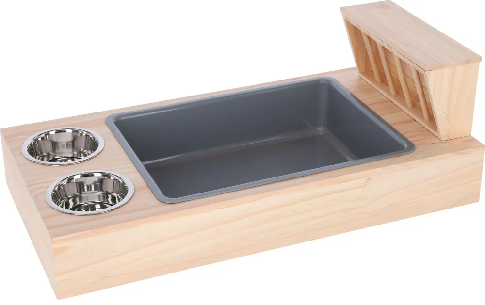 Abverkauf Kerbl Buddel- und Futterstation 70 x 36 x 24 cm