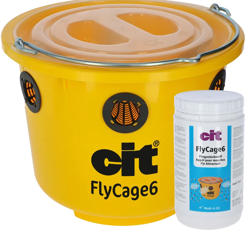 Sofort Bestellen Kerbl CIT Fliegenfalle FlyCage6, Deckel, 6 Einsätze, Lockstoff