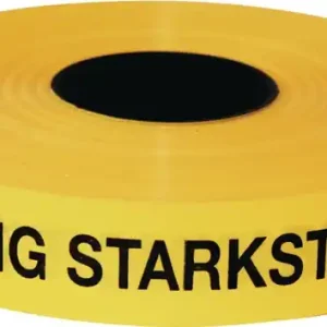 Trassenwarnband Achtung Starkstromkabel B.40mm L.250m gelb KELMAPLAST Direkt Vom Hersteller