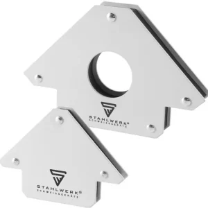 Neue Kollektion Magnet-Schweißwinkel 120x85x14mm 45Grad,90Grad u.135Grad 2 St.STAHLWERK