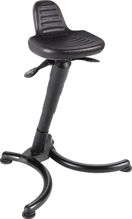 Stehhilfe PU-Schaum Sitz-H.630-840mm STA schwarz Rückstütze MEY Sale