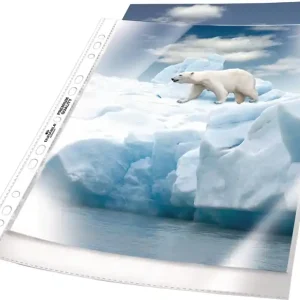 Prospekthülle PREMIUM B246xH20mm genarbt f.Format A4 DURABLE Markenprodukt