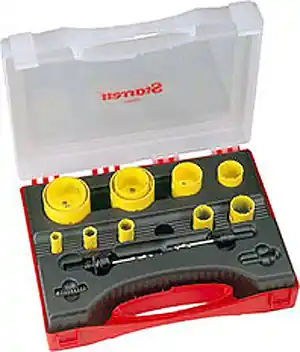 Versand Am Gleichen Tag Lochsägen-Satz - duale Zahnteilung - Ausführ. Schlosser Deluxe "Starrett" Bi-Me