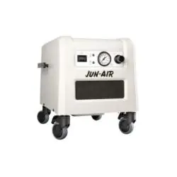 JunAir Kompressor 87-R4P - flüsterleise - 2 Zylinderhubkompressor - 46 dB(A) - Lieferl. 28l/min bei 8 bar Sofort Bestellen
