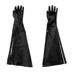 Strahlhandschuhe - für Strahlkabinen und Freistrahler - Neoprene - Länge 600 bis 810 mm - Größe 9 bis 11 Heißes Angebot