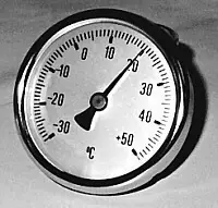 Taupunktmessgerät - analog - Messbereich -30 bis +50°C - Toleranz +/- 2°C - magn Preisknaller