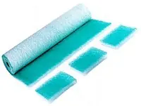 Farbnebelabscheidematte - Farbe paint stop grün - G3(EU3) - Materialdicke 70 mm - Breite 0,5 bis 2,10 m - Länge 20 m - Preis per Rolle Geprüft