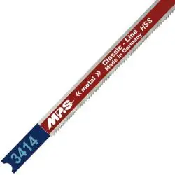 Stichsägeblätter - Länge 110/132 mm - für Metall - Zahnteilung 1,2 mm - Hochleistungs-Schnellstahl - Blattdicke 1,15 mm - 2 Stück Billig