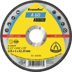 Trennscheibe A 60 Extra - für Edelstahl,Metall - Ø 115 und 125 mm - VE 25 Stk. - Preis per VE Neu