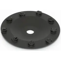 Top-Angebot PKD-Topfscheibe "PRO" - Durchmesser 180 mm - mit 6 PKD-Segmenten und 3 Stützsegmenten