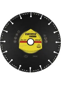 Diamanttrennscheibe DT 900ACR - Durchmesser 115 bis 350 mm - Segmenthöhe 10 mm - Vakuumgelötet - Bohrung 20 bis 25.4 mm Neu