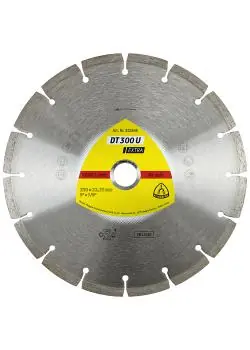 Diamanttrennscheibe DT 300 U - Durchmesser 115 bis 230 mm - Bohrung 22,23 mm - gesintert Preiswert