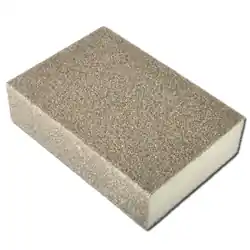 Super-Preis Schleifklotz SK 500 - für Holz, Farbe, Lack, Spachtel - K 60 bis K 280, Korund - 100x70x25 mm - VE 100 Stück - Preis per VE