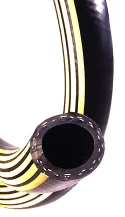 Hochtemperaturschlauch mit Textileinlage - Innen-Ø 13 bis 25 mm - Außen-Ø 21 bis 35 mm - Preis per Rolle Geprüft